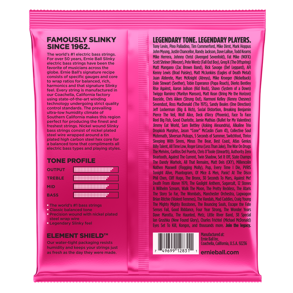 Ernie Ball Super Slinky 5-String Nickel Wound Electric Bass Strings - 40-125 Gauge