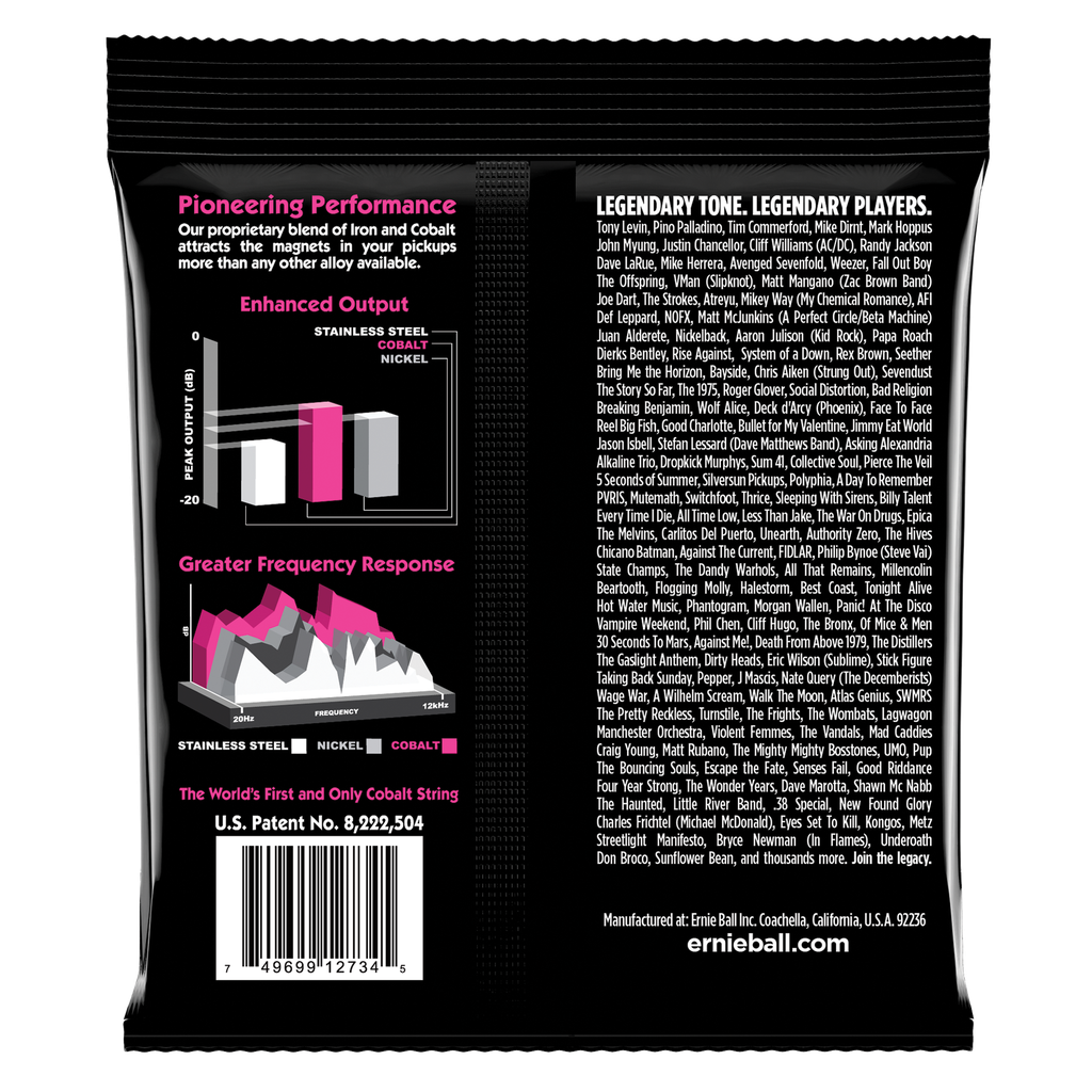 Ernie Ball Super Slinky Cobalt Electric Bass Strings - 45-100 Gauge
