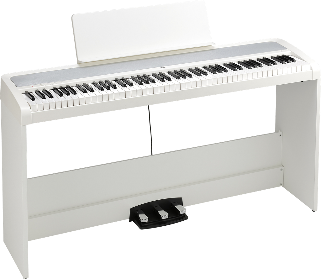 Korg B2SPWH 88-Key Digital Piano w/ stand, White