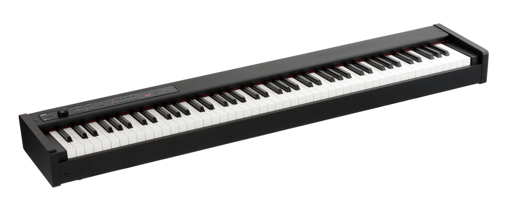 Korg D1 Slimline 88-Note Weighted Stage Piano, Black