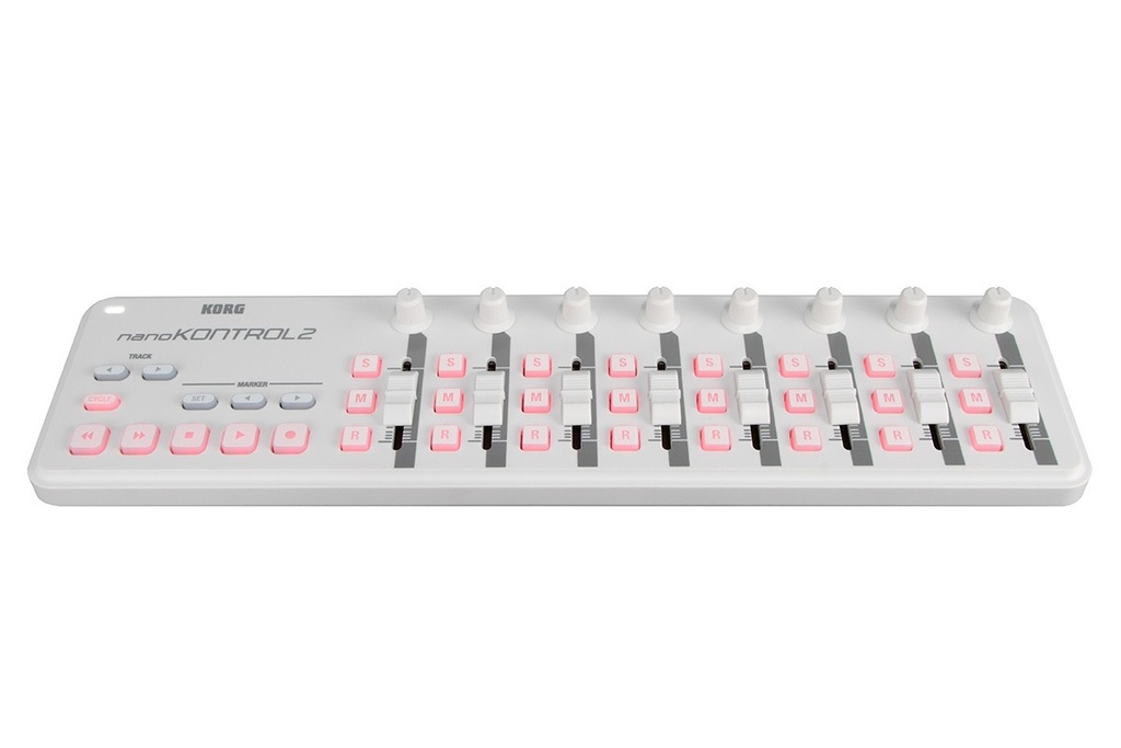 Korg nanoKONTROL2 Slimline USB Controller, White