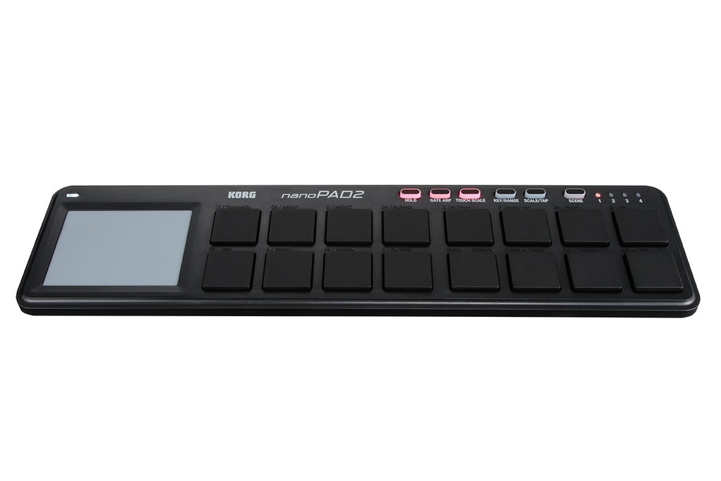 Korg nanoPAD2 Slimline USB Controller, Black