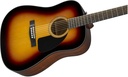 Fender CD-60 Dreadnaught Acoustic with Case, Sunburst