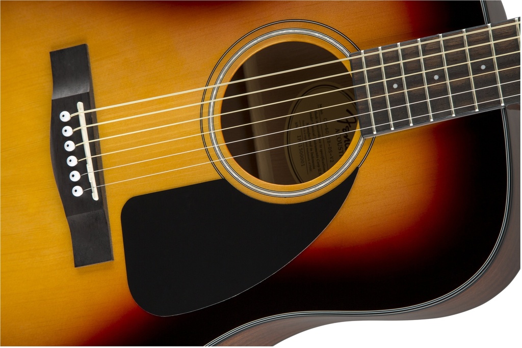 Fender CD-60 Dreadnaught Acoustic with Case, Sunburst