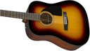 Fender CD-60 Dreadnaught Acoustic with Case, Sunburst