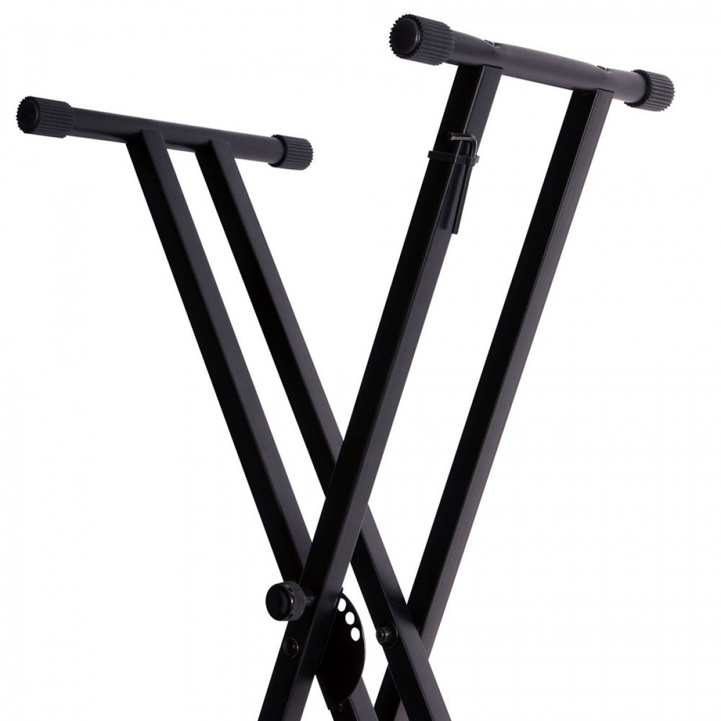 On-Stage Stands Double-X Keyboard Stand with Bolted Construction
