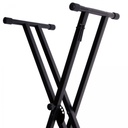 On-Stage Stands Double-X Keyboard Stand with Bolted Construction