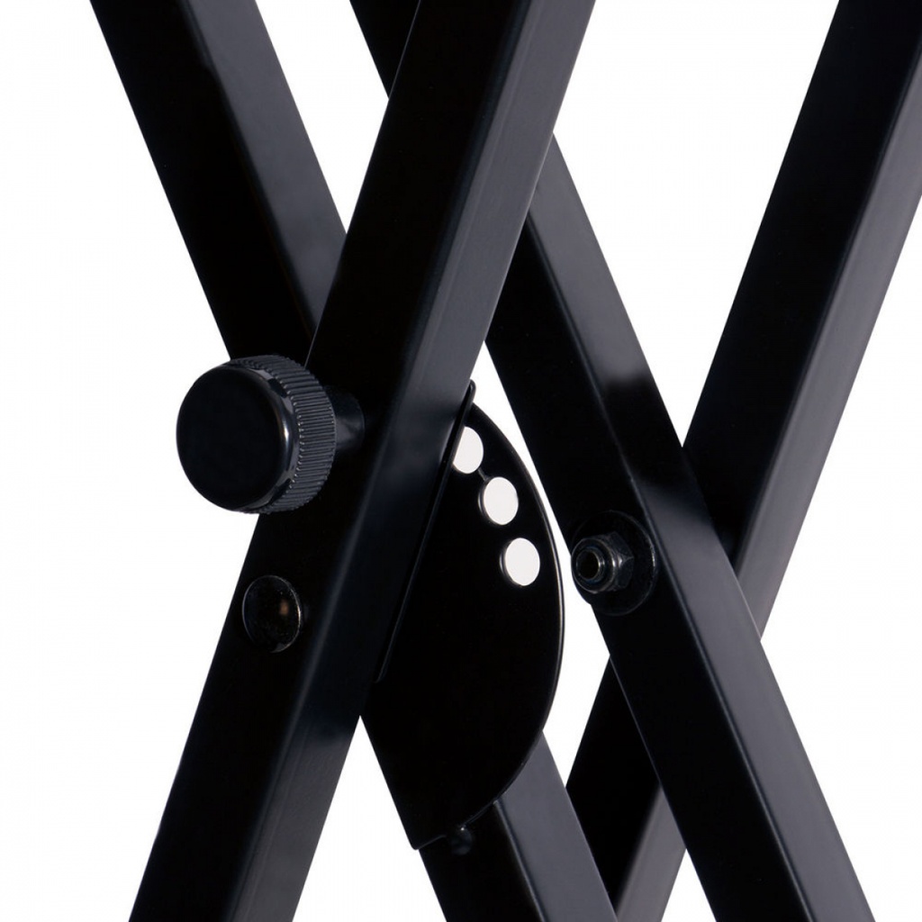 On-Stage Stands Double-X Keyboard Stand with Bolted Construction