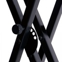 On-Stage Stands Double-X Keyboard Stand with Bolted Construction