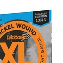 D'Addario XL Nickel Wound Strings, Regular Light, Balanced Tension 10-46, EXL110BT