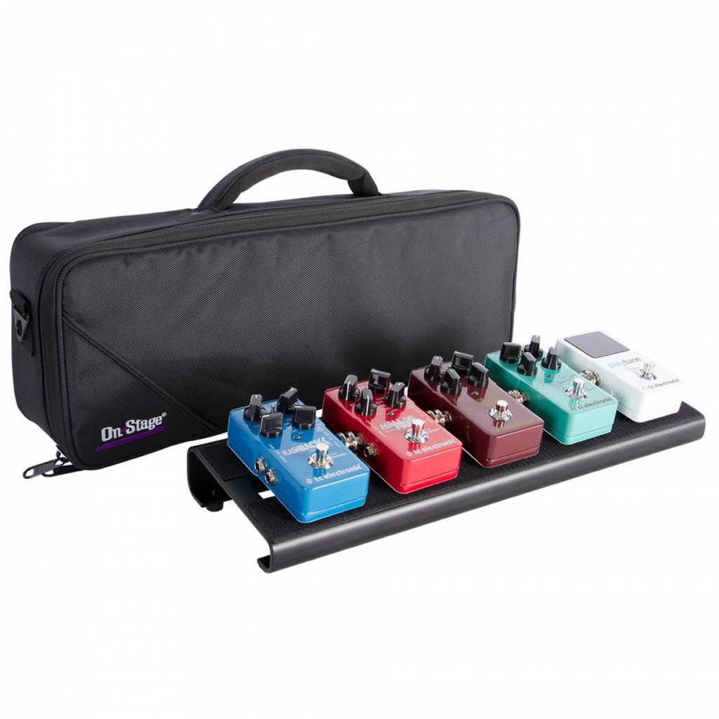 On-Stage Stands Compact Pedalboard with Gig Bag