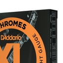 D'Addario 10-48 Extra Light, XL Chromes Electric Guitar Strings 3-Pack