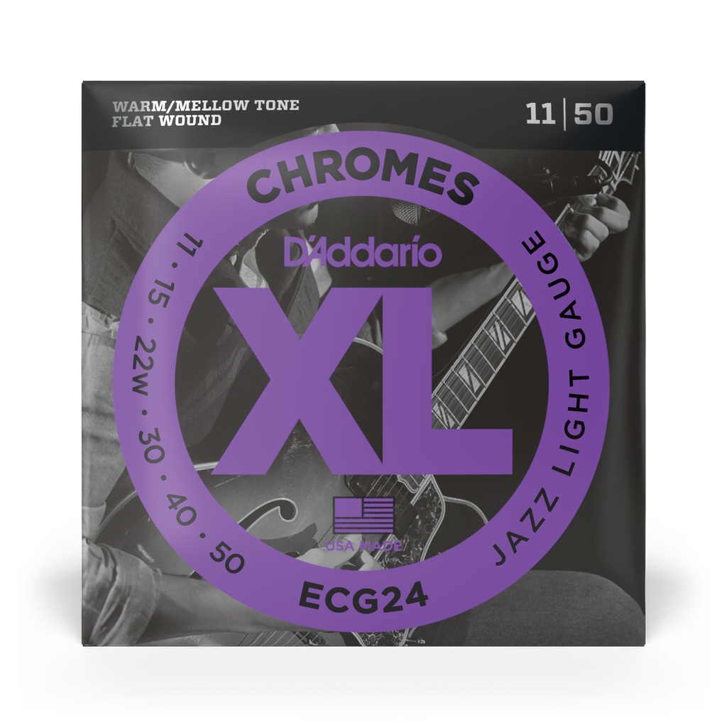 D'Addario 11-50 Jazz Light, XL Chromes Electric Guitar Strings