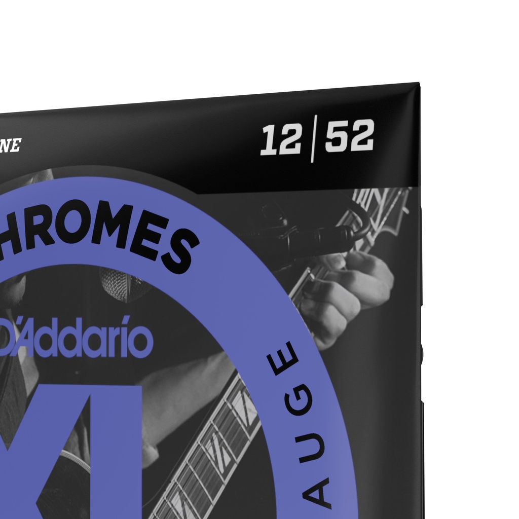 D'Addario 12-52 Light, XL Chromes Electric Guitar Strings