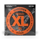 D'Addario 13-56 Medium, XL Chromes Electric Guitar Strings