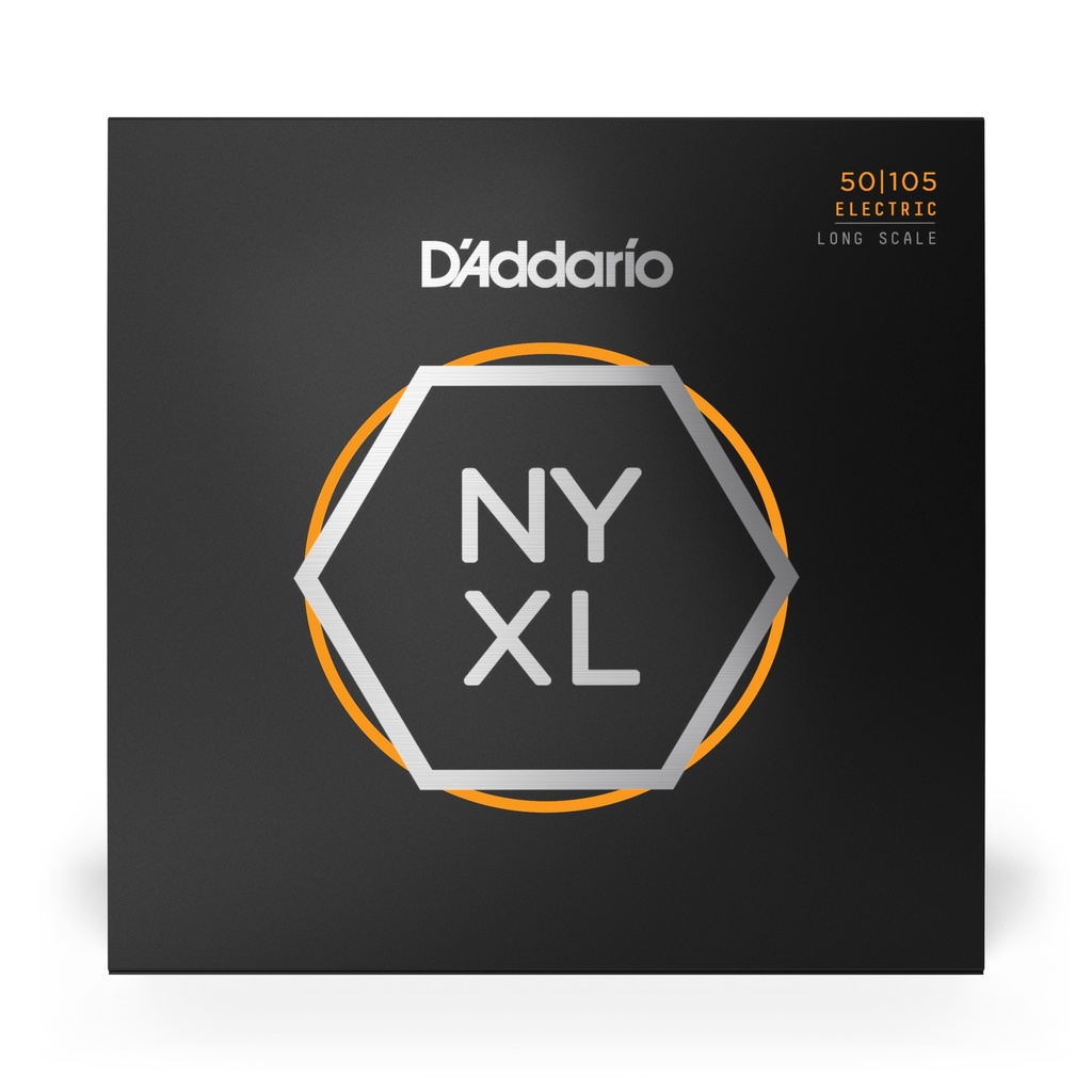 D'Addario NYXL Bass Guitar Strings, Medium, 50-105, Long Scale, NYXL50105