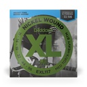 D'Addario XL Nickel Wound Strings, 11-56 Medium Top/Extra-Heavy Bottom, EXL117