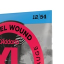 D'Addario XL Nickel Wound Strings, 12-54 Heavy, Plain 3rd, EXL145