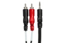 Hosa CMR-203 Stereo Breakout 3.5mm TRS to Dual RCA. 3'