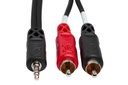 Hosa CMR-206 Stereo Interconnect 3.5mm TRS to Dual RCA. 6'