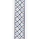 D'Addario Nylon Ukulele Strap, Blue Flowers