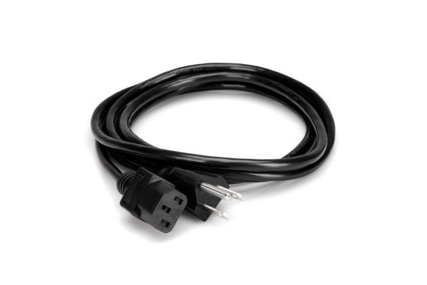 Hosa PWC-148 Power Cord IEC C13 to NEMA 5-15P. 8'