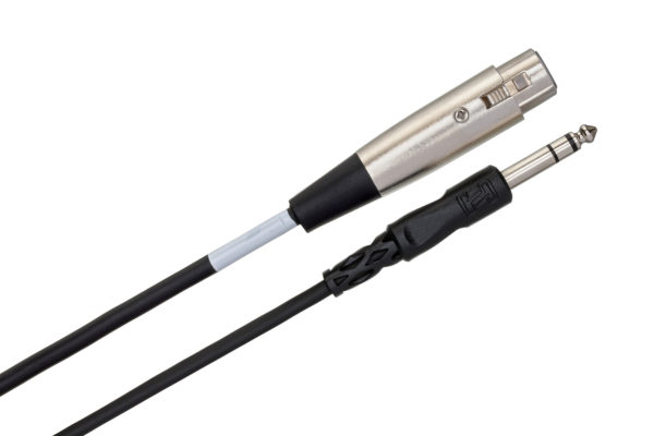 Hosa STX-105F Balanced Interconnect XLR3F to 1/4" TRS. 5'