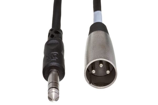 Hosa STX-105M Balanced Interconnect 1/4" TRS to XLR3M. 5'