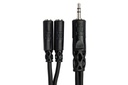 Hosa YMM-232 Y Cable 3.5mm TRS to Dual 3.5mm TRSF 