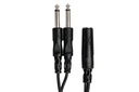 Hosa YPP-106 Y Cable 1/4" TSF to Dual 1/4" TS