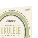 D'Addario EJ65S Pro-Arté Custom Extruded Nylon Ukulele Strings, Soprano