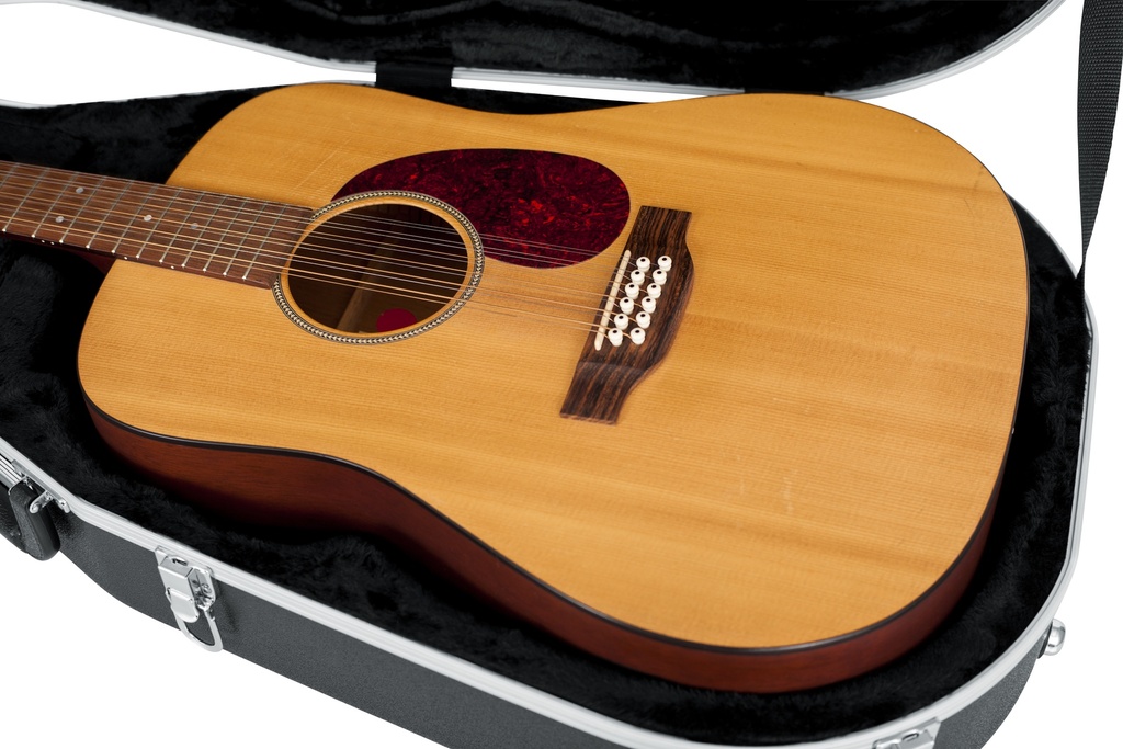 Gator Deluxe Molded Case for 12-string Dreadnaught Guitar