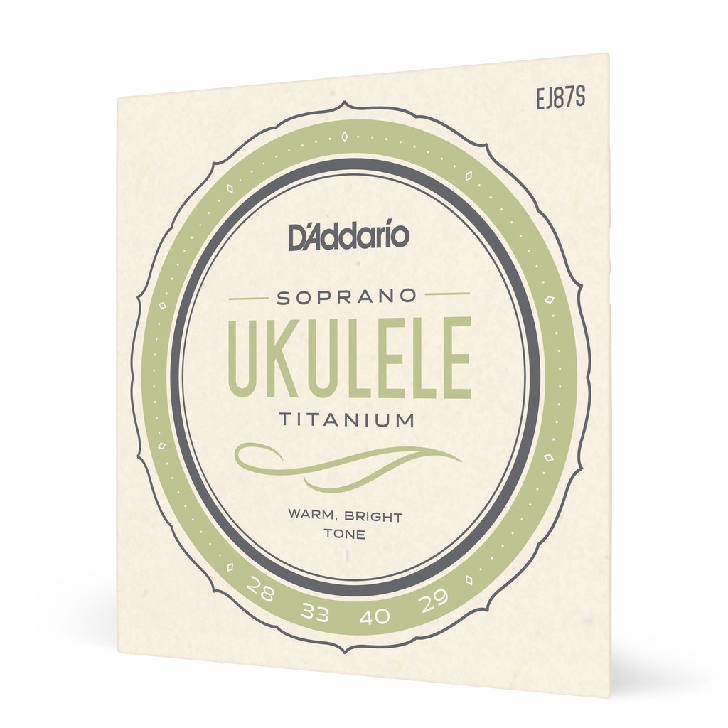 D'Addario EJ87S Titanium Ukulele Strings, Soprano