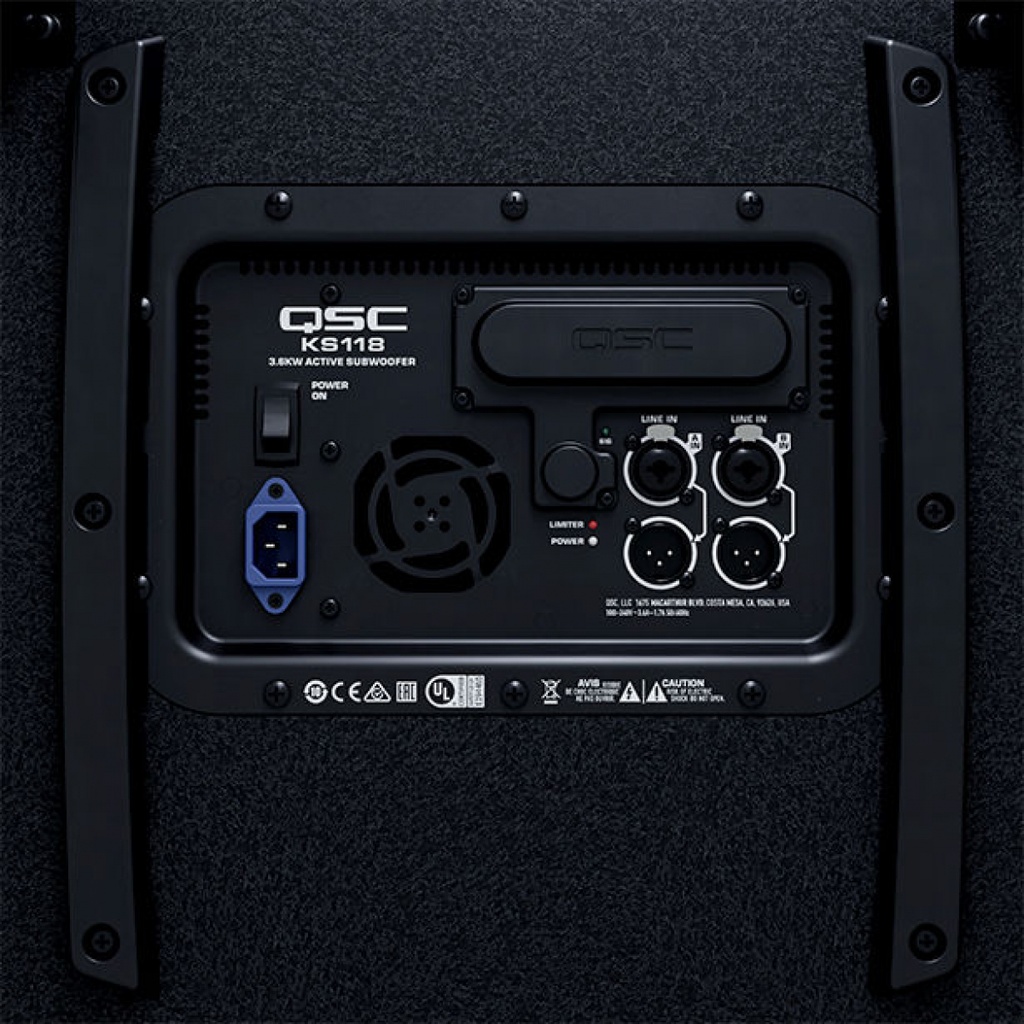QSC KS118 18-Inch 3600 Watts Active Powered Subwoofer