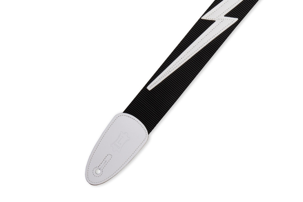 Levy's DM5-BLK 2" Wide Black Soft-hand Polypropylene Guitar Strap