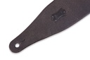 Levy's M17D-DBR 2 1/2" Wide Dark-brn Veg-tan Leather Guitar Strap