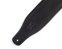 Levy's M26PD-BLK 3 inch Wide Top Grain Leather Guitar strap