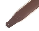 Levy's M26PD-BRN_CRM 3 inch Wide Top Grain Leather Guitar strap