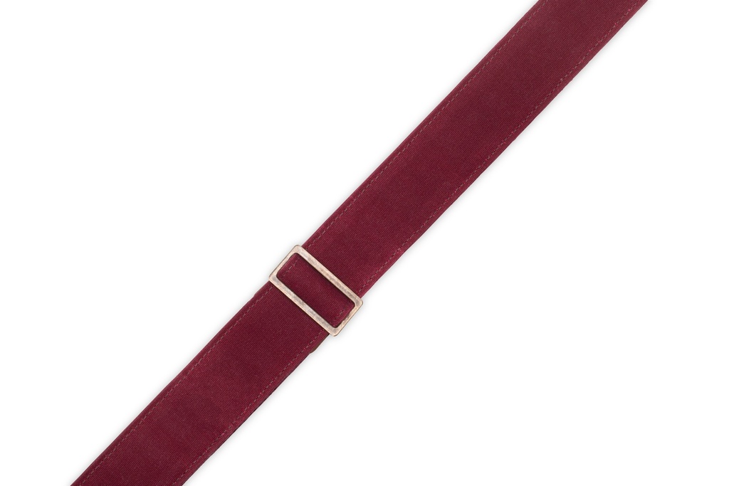 Levy's M7WC-BRG 2" Wide Waxed Canvas Guitar Strap