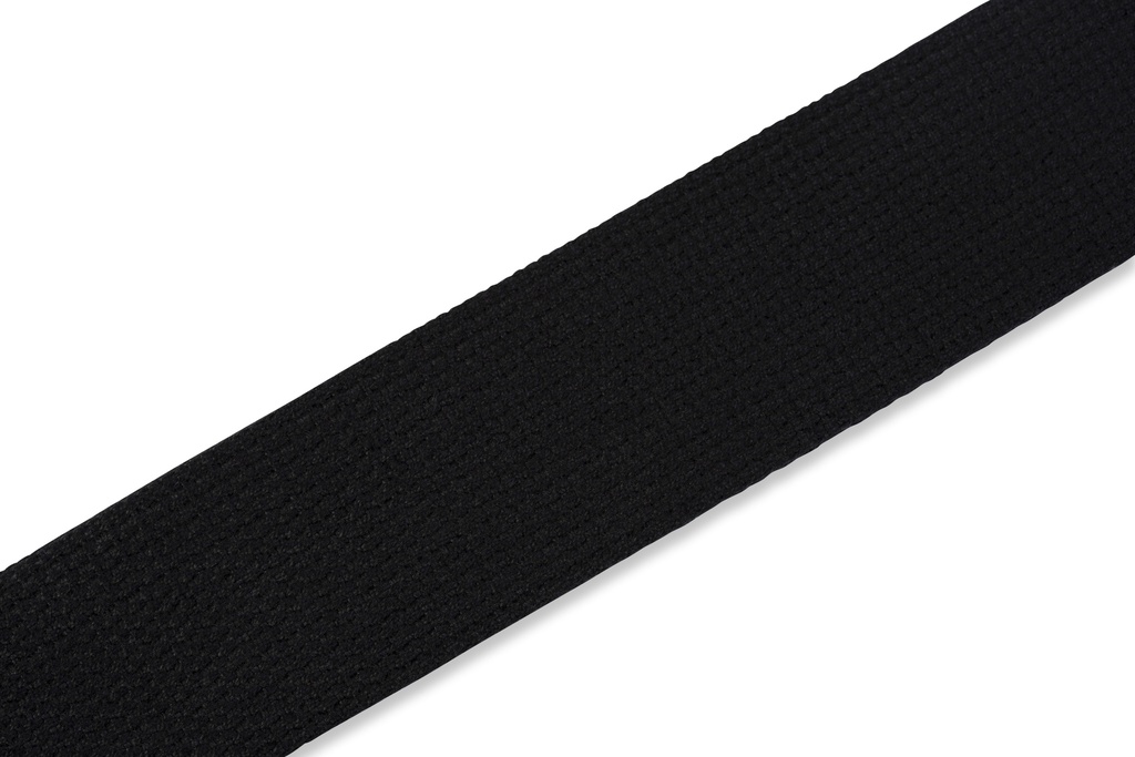 Levy's MC8-BLK 2" Wide Black Cotton Guitar Strap