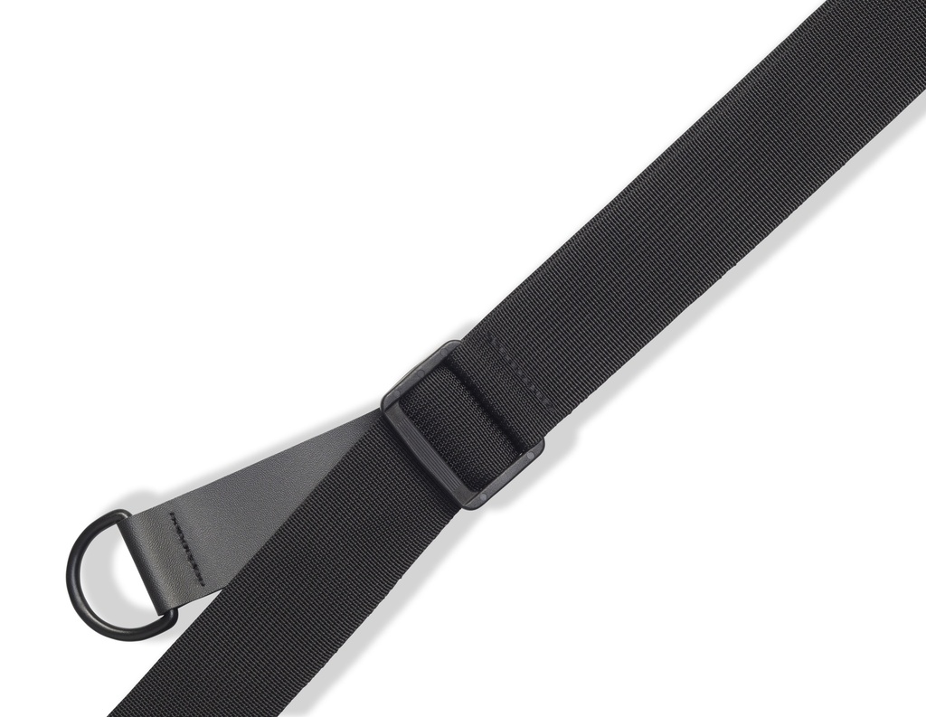 Levy's MRHSP-BLK 25" Wide Suede RipChord™ Guitar Strap