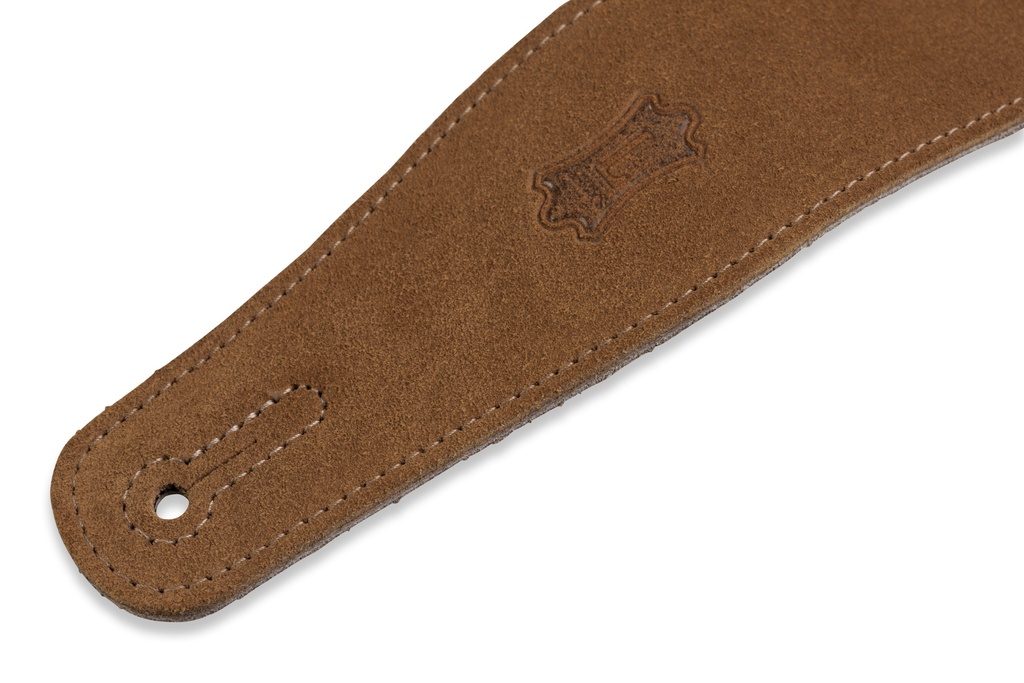 Levy's MS26-HNY 2 1/2" Wide Honey Suede Guitar Strap