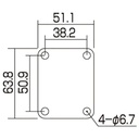 Allparts AP-0600 Standard Neckplate, Chrome