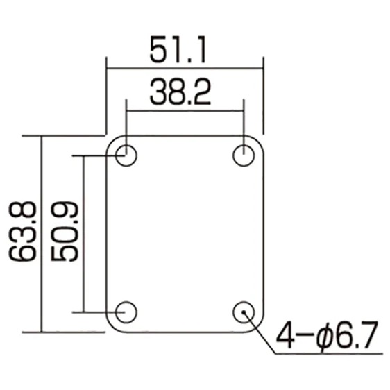 Allparts AP-0600 Standard Neckplate, Nickel