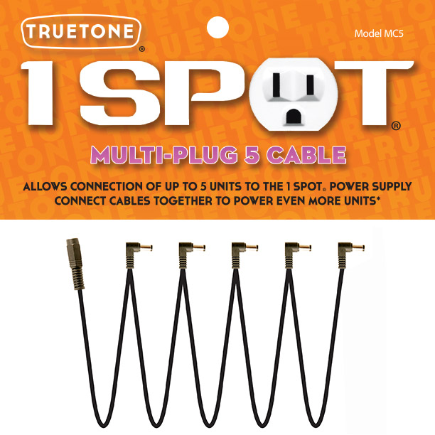 Truetone MC5 Multi-Plug 5 Power Supply Cable
