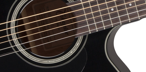 Takamine GD30CE Dreadnaught Cutaway Acoustic Electric, Black