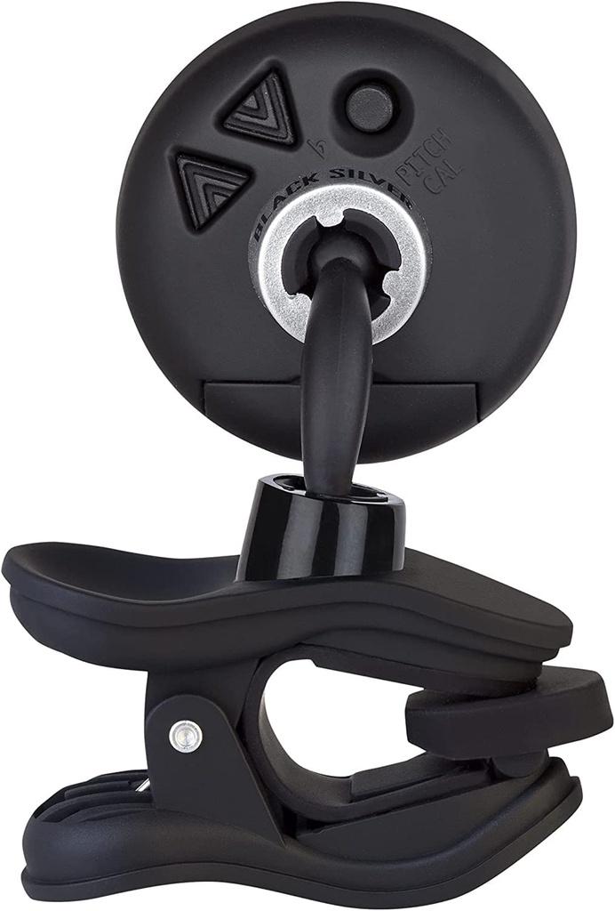 Snark SIL-1 Silver Snark Hyper-Fast Clip-On Chromatic Tuner, Black