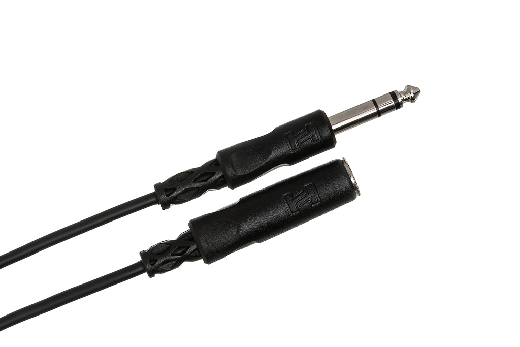 Hosa HPE-325 Headphone Extension Cable, 1/4 in TRS to 1/4 in TRS, 25 ft