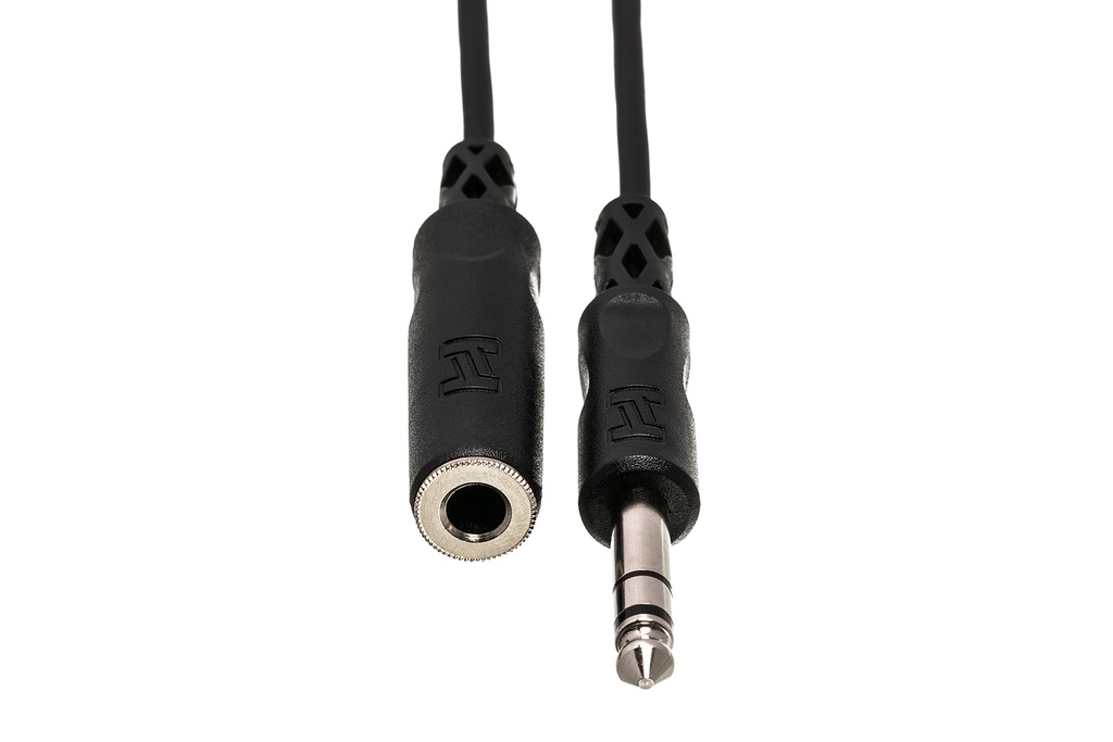 Hosa HPE-325 Headphone Extension Cable, 1/4 in TRS to 1/4 in TRS, 25 ft