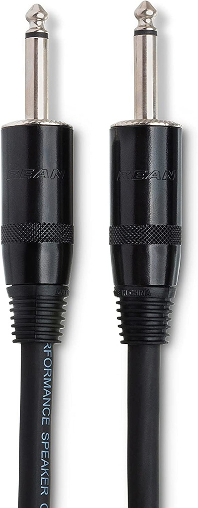 Hosa SKJ-430 Pro Speaker Cable, REAN 1/4 in TS to Same, 30 ft